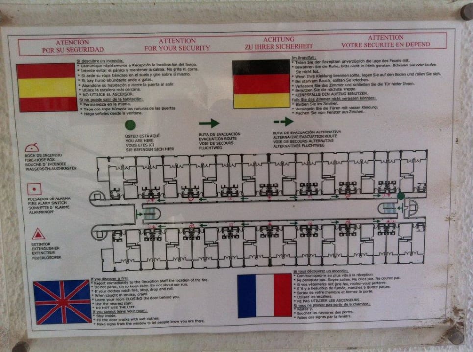 Grundrissplan der Zimmer LABRANDA Marieta - Adults only