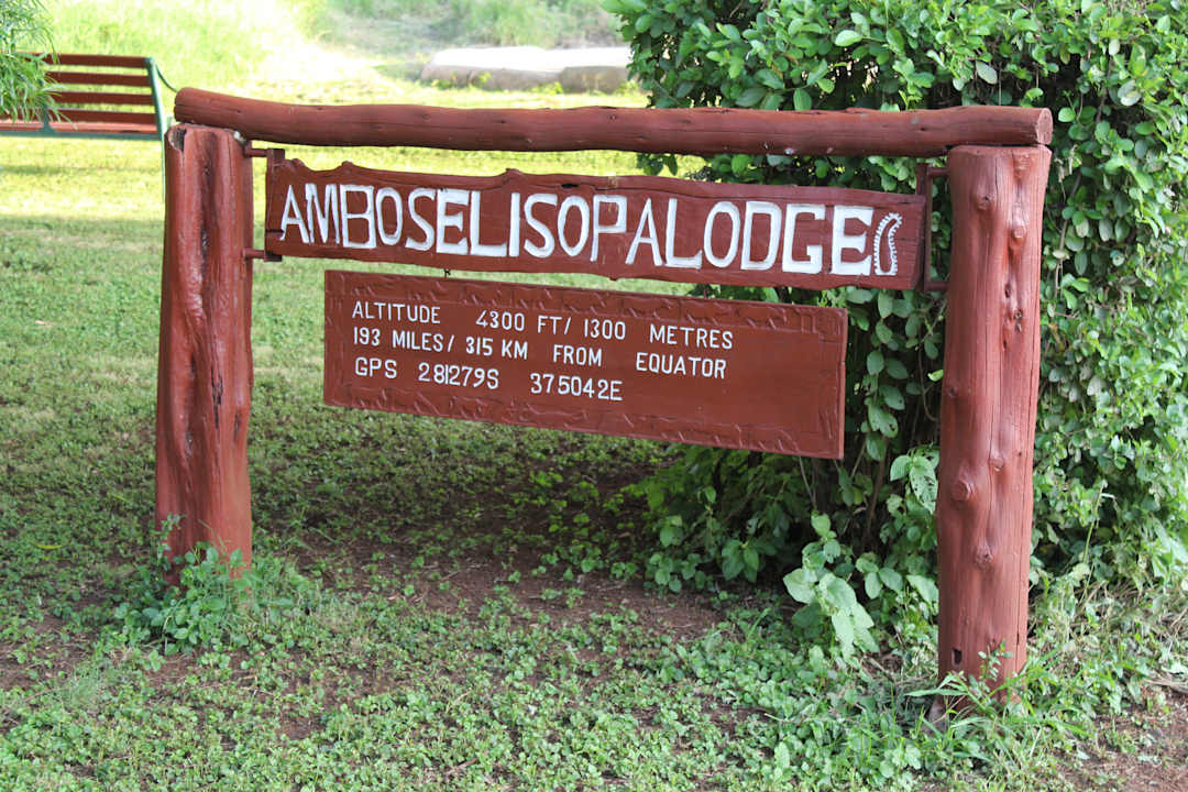 Gartenanlage Hotel Amboseli Sopa Lodge