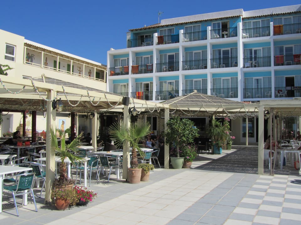 Ansicht von der Terrasse Golden Beach Rethymnon