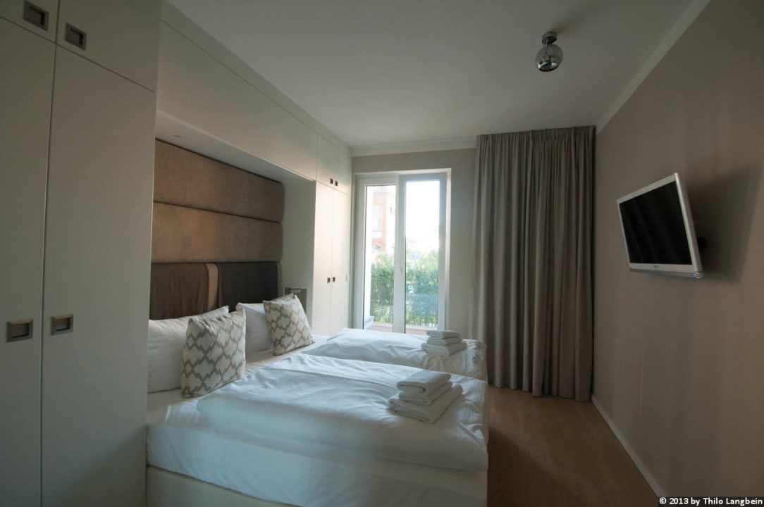 Schlafzimmer Ferienwohnungen Dünenpalais Ahlbeck