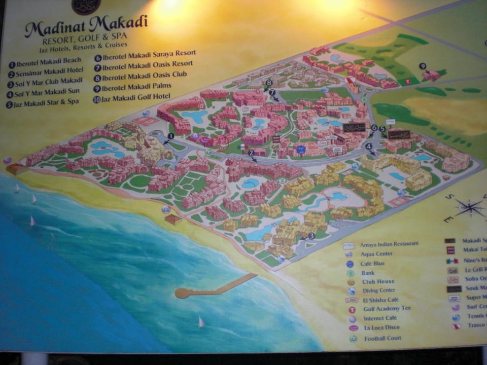 Übersicht Jaz Makadi Oasis Resort