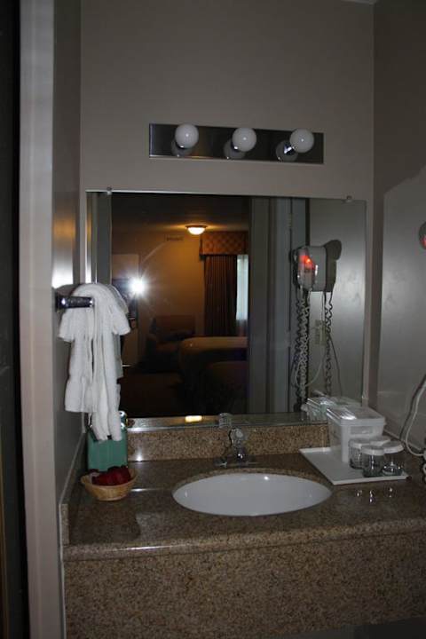 Im Bad, Waschbecken Hotel Ramada Inn University
