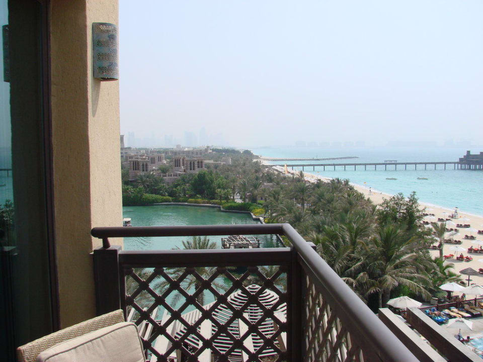 Sicht von unserem Balkon Jumeirah Mina Al Salam