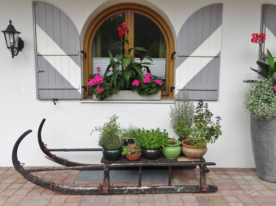 Detail bij het appartementencomplex Landhof Ellmau