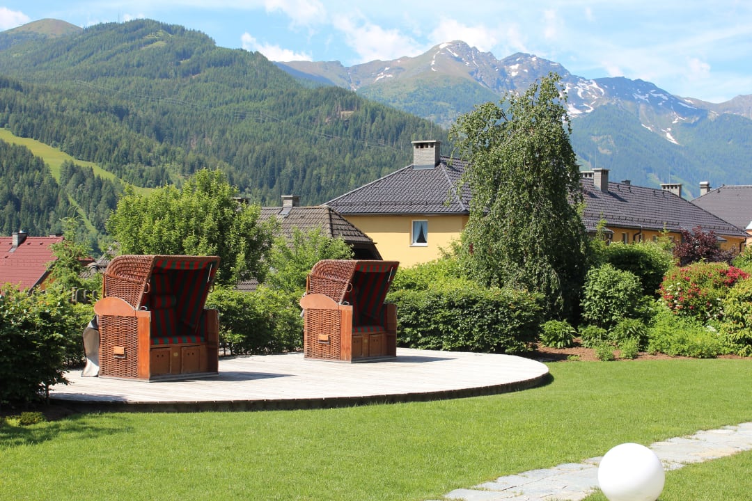Strandkörbe zum Entspannen Wellnesshotel Eggerwirt