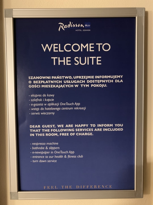 Zimmer Hotel Radisson Blu Gdańsk