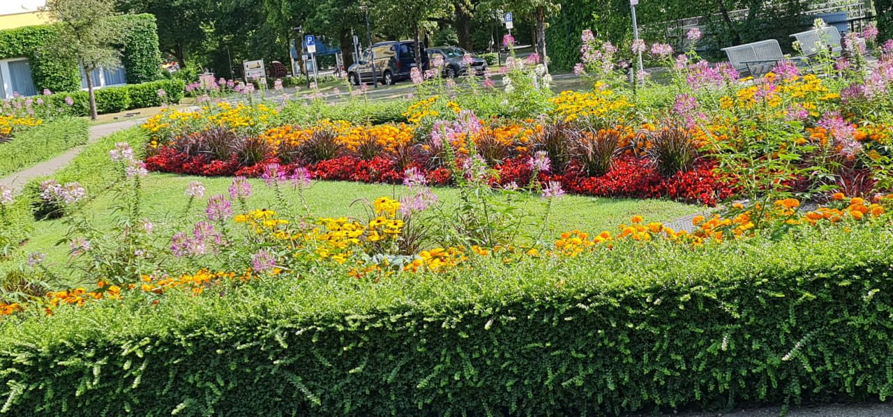 Gartenanlage Johannesbad Hotel Füssinger Hof