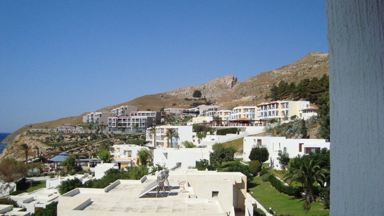 Blick von Balkon Dimitra Beach Hotel & Suites