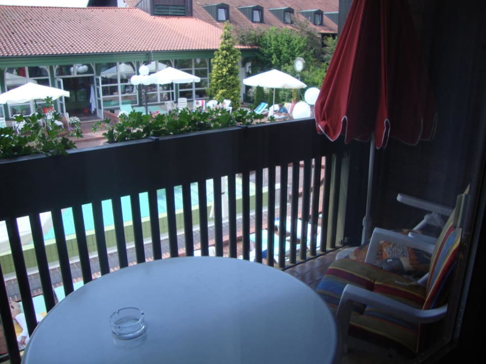 Balkon Hotel Glockenspiel Poseidontherme