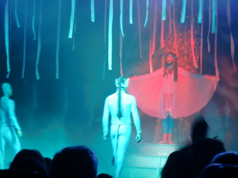 Tolle Avatar-Abendshow von den Animateuren Viva Azteca by Wyndham - All Inclusive Resort
