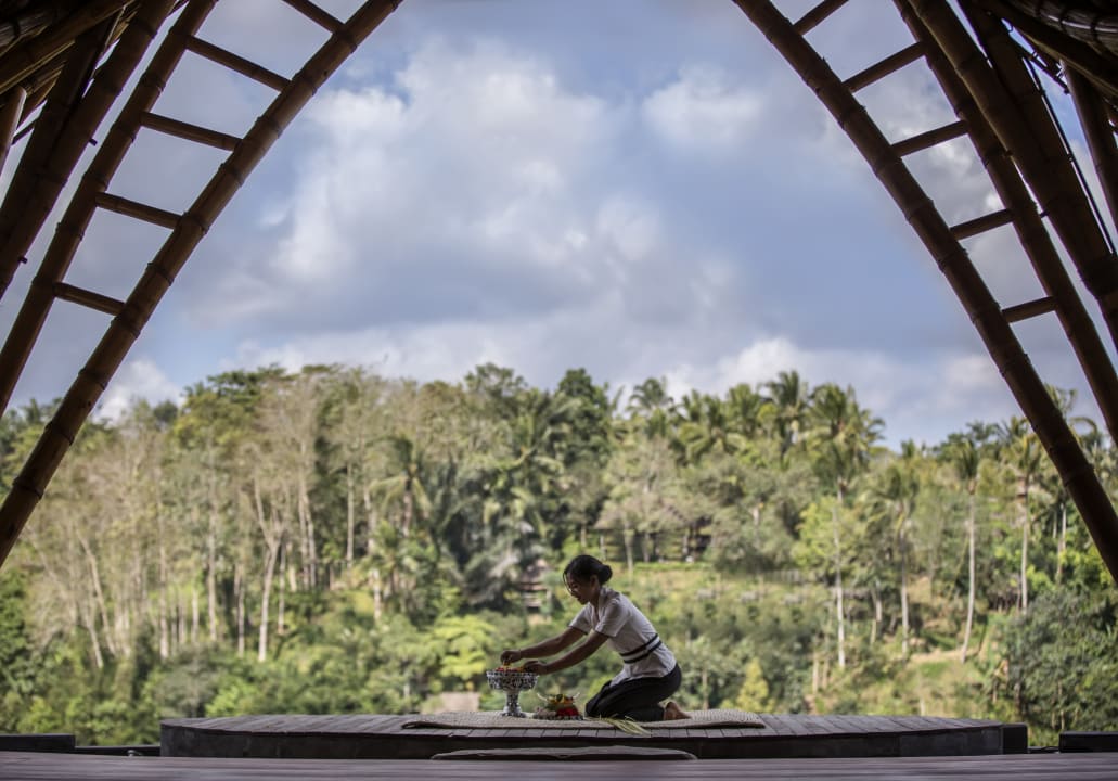 Ausblick The Kayon Jungle Resort