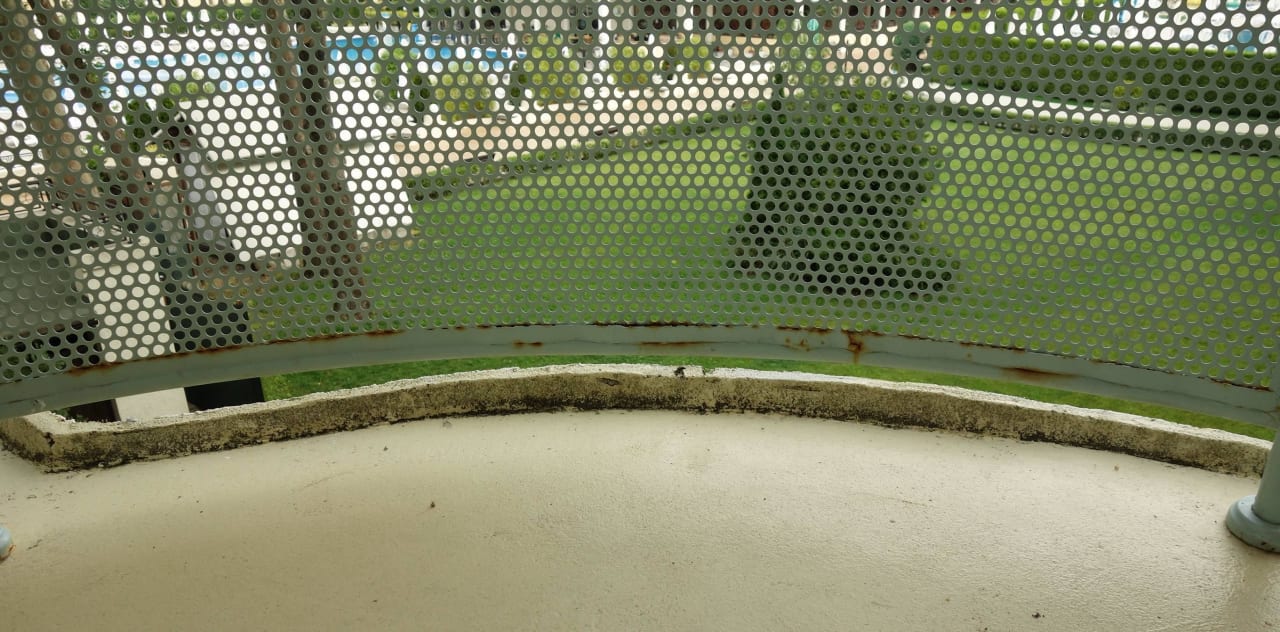 Schimmel und Rost auf dem Balkon DAS Club Hotel Sunny Beach