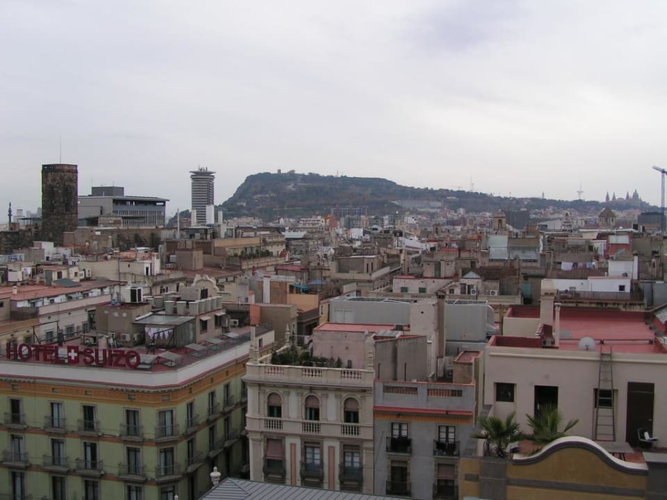 Blick vom Dach auf die Stadt Hotel H10 Montcada