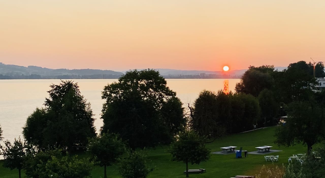 Ausblick Sonne Seehotel
