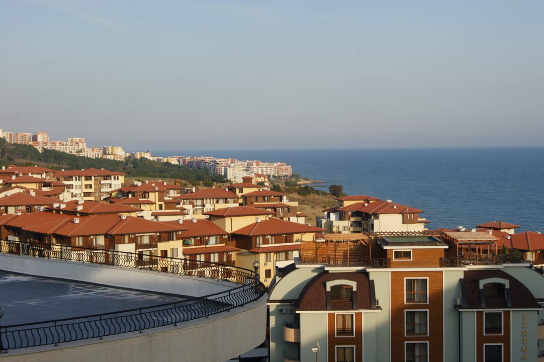 Blick von unserem Balkon Hotel Juzhni Noshti