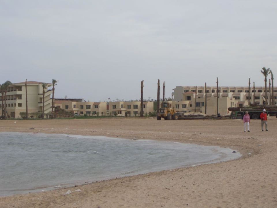 Aldiana 20.02.2009 Baustelle 2 Wochen vor Beginn Cleopatra Luxury Resort Makadi Bay
