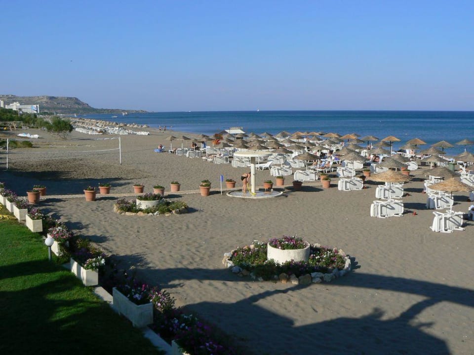 Strand linke Seite Hotel Calypso Beach