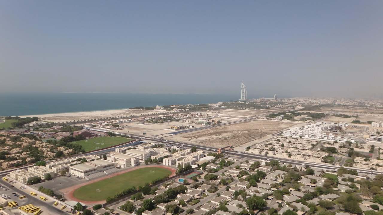 Blick auf Burj al Arab Two Seasons Hotel & Apartments