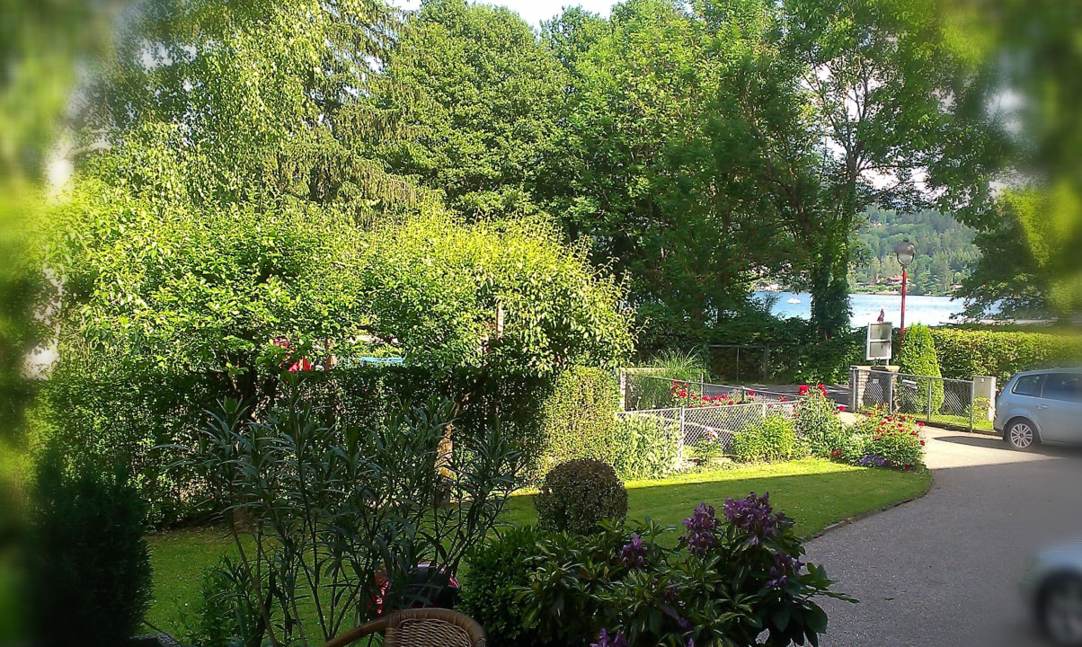 Blick von der Terrasse Strandpension Liane