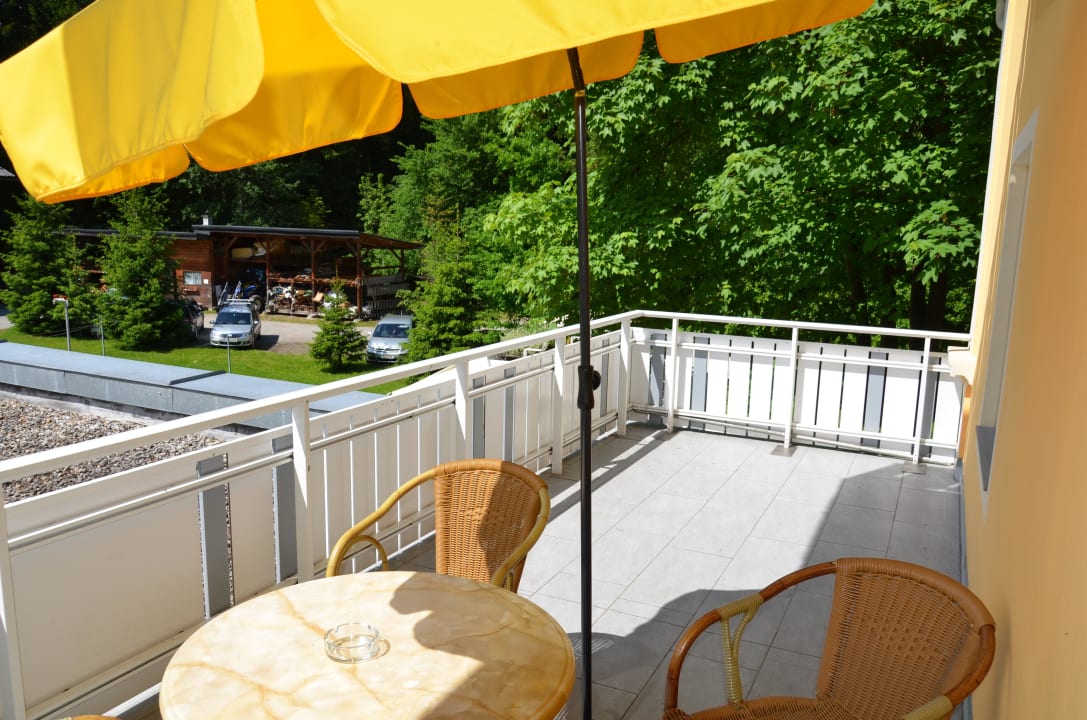 Großer Balkon Hotel Post - Wrann