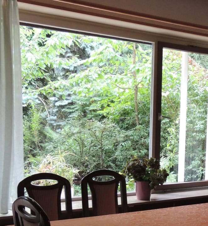 Blick auf die Terrasse Pension Bobot