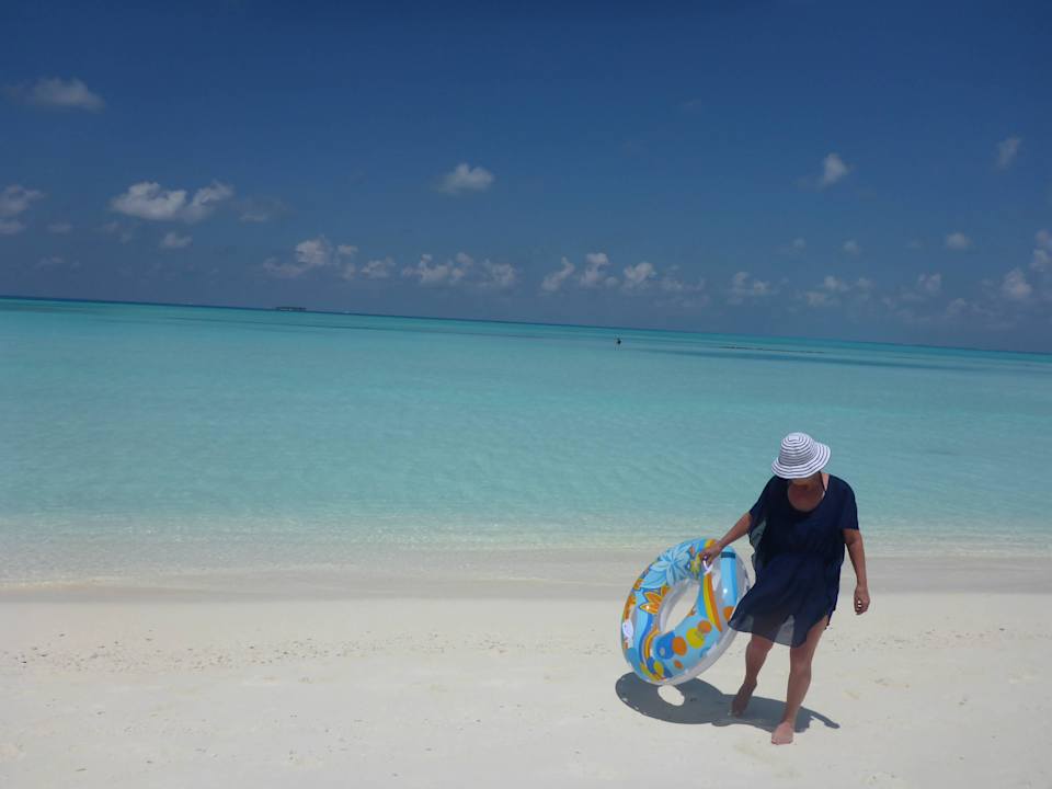 Nordwestseite Strand Meeru Maldives Resort Island