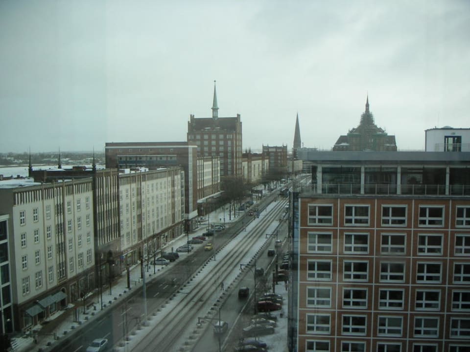 Ausblick vom Zimmer ScanHotels City Rostock