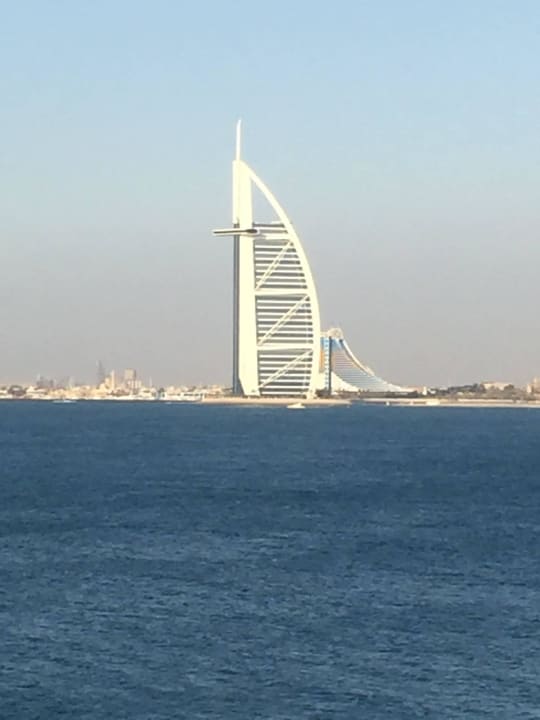 Burj al Arab - Blick vom Balkon Waldorf Astoria Dubai Palm Jumeirah