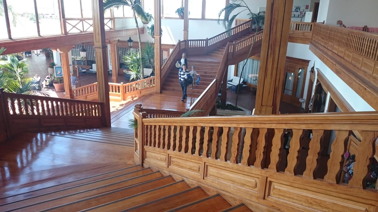 Aufgang zur Lobby Seaside Hotel Los Jameos