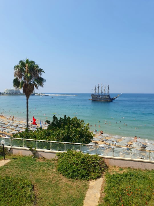Ausblick Aska Hotel Just in Beach