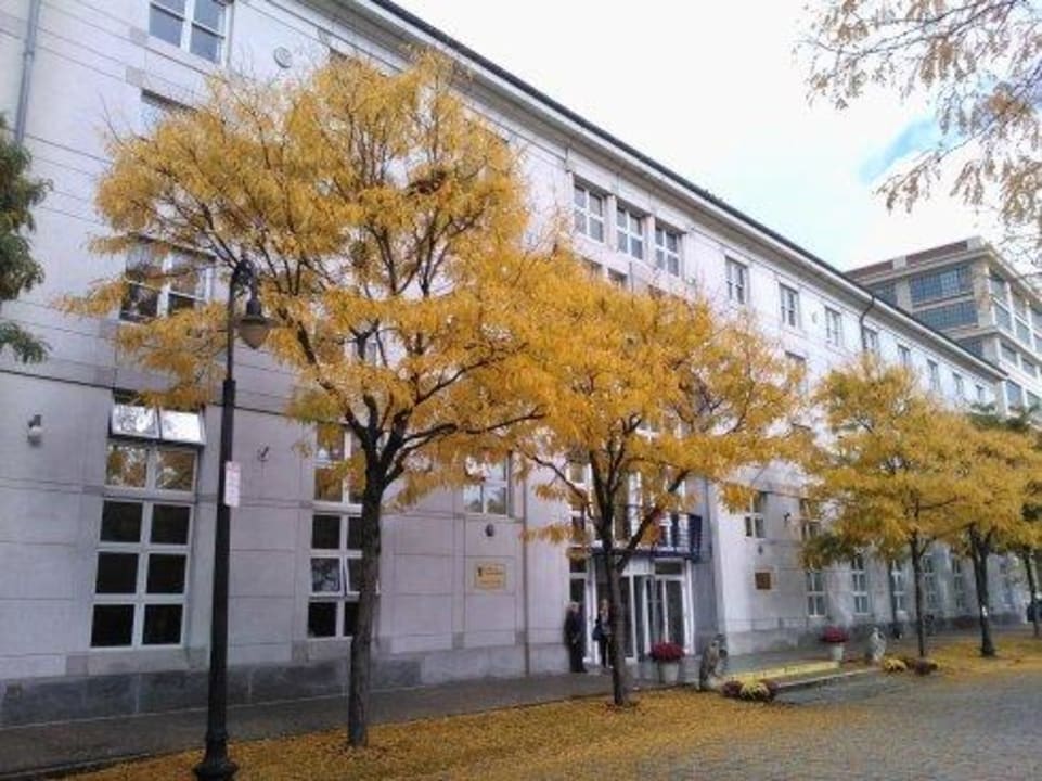 Außenansicht der Rückseite Hotel The Constitution Inn