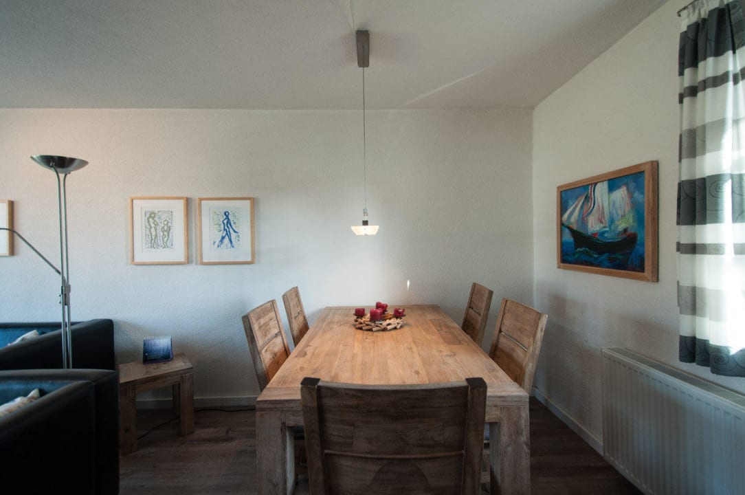 Wohnzimmer/Küche Ferienhaus Lichtblick