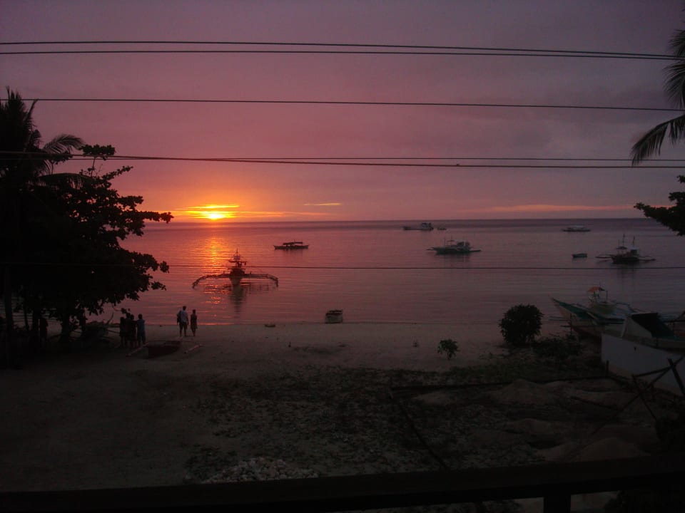Sonnenuntergang Malapascua Hotel MG Matterhorn