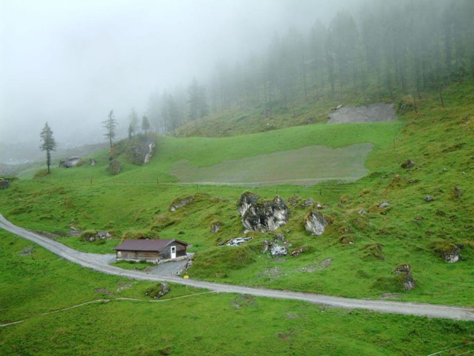 Blick vom Balkon Hotel Alpenhof