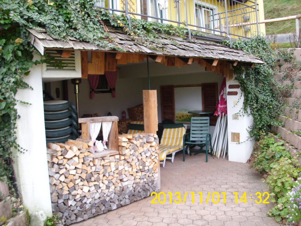 Der Ausgang von der Sauna Hotel Garni Sonnleitn