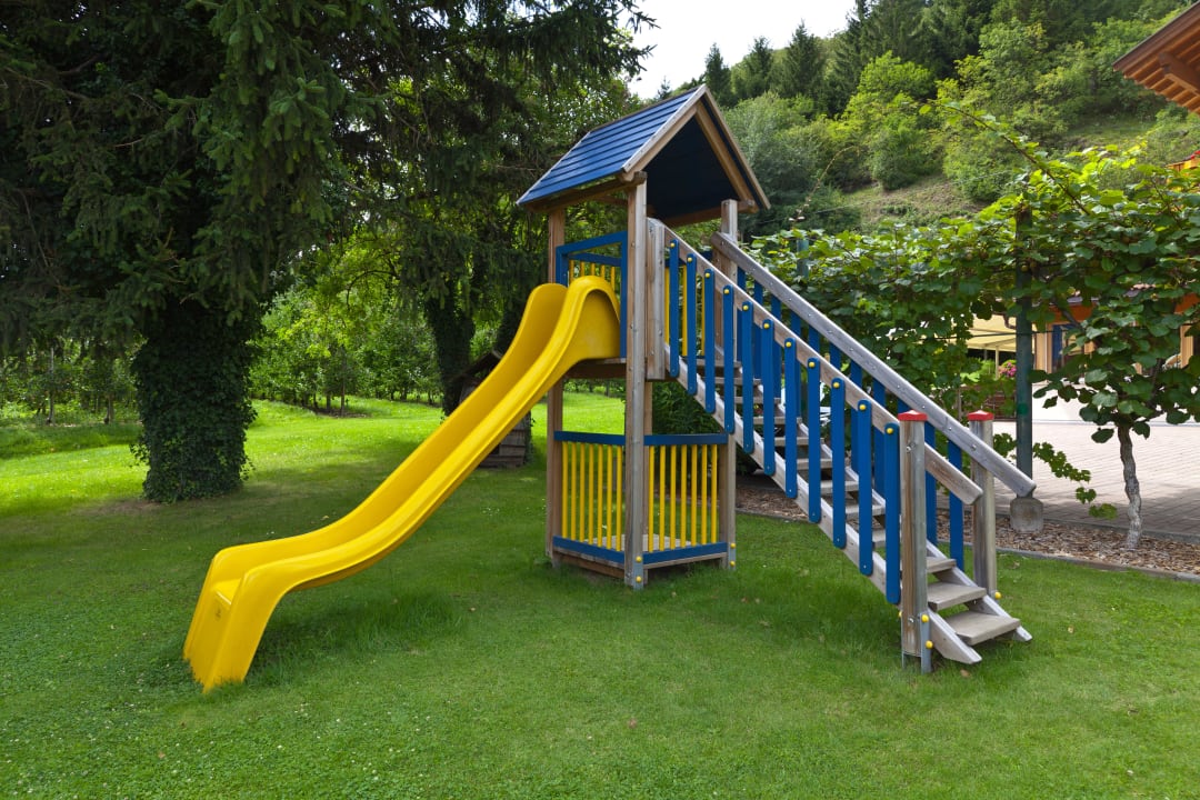 Ein Teil des Kinderspielplatzes Pension Fallrohrhof