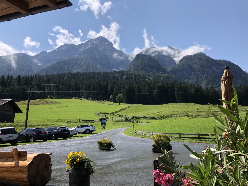 Ausblick Hotel Alpenhof Wolayersee