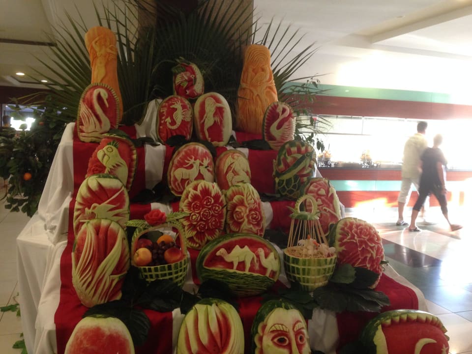 Was man so alles aus Melonen zaubern kann Trendy Aspendos Beach Hotel