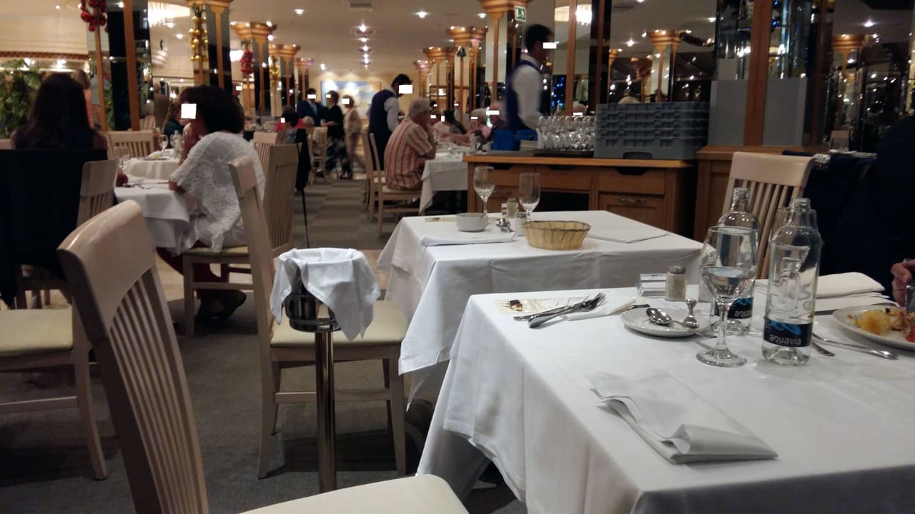 Wasserauffangbehälter direkt am Tisch Corallium Dunamar by Lopesan Hotels