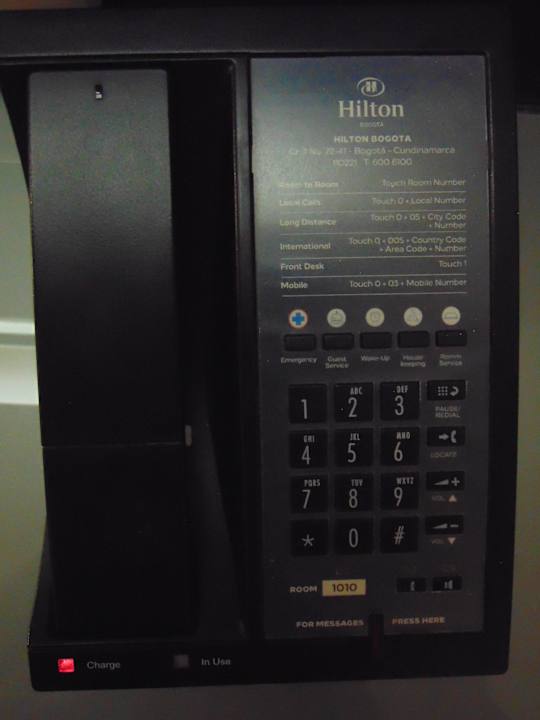 Zimmer Hotel Hilton Bogota