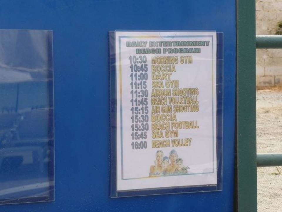 Programm Hotel Club Paradiso