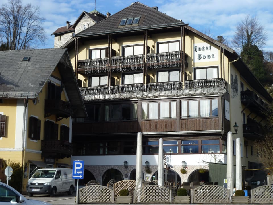 Hotelansicht vom See Hotel Post am See
