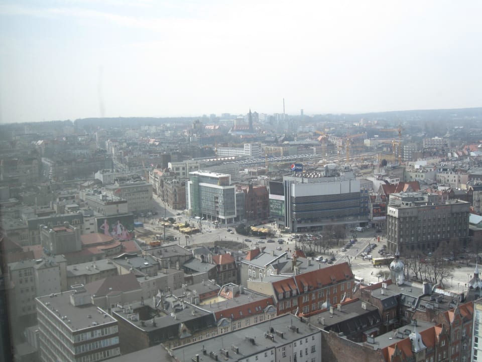 Blick aus dem Zimmer nach Katowice Courtyard by Marriott Katowice City Center