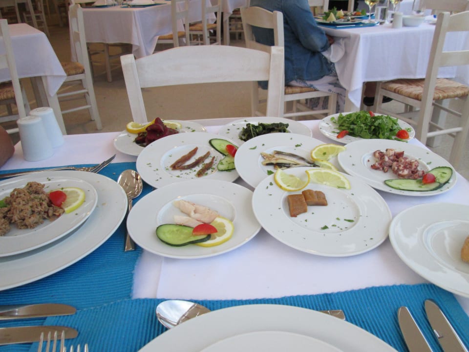 Vorspeisen, Fisch Restaurant Akti Palace Resort & Spa