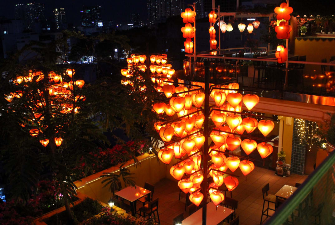 Ausblick Duc Vuong Saigon Hotel - Cao Thang