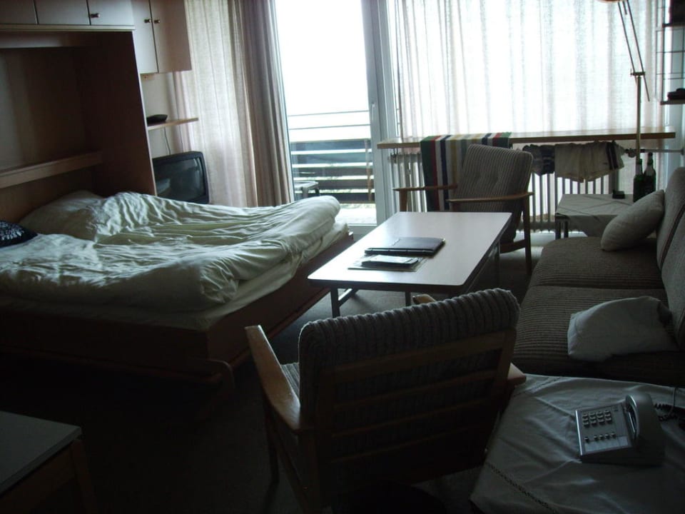 Unser Zimmer mit Schrankbett Haus Bayerwald