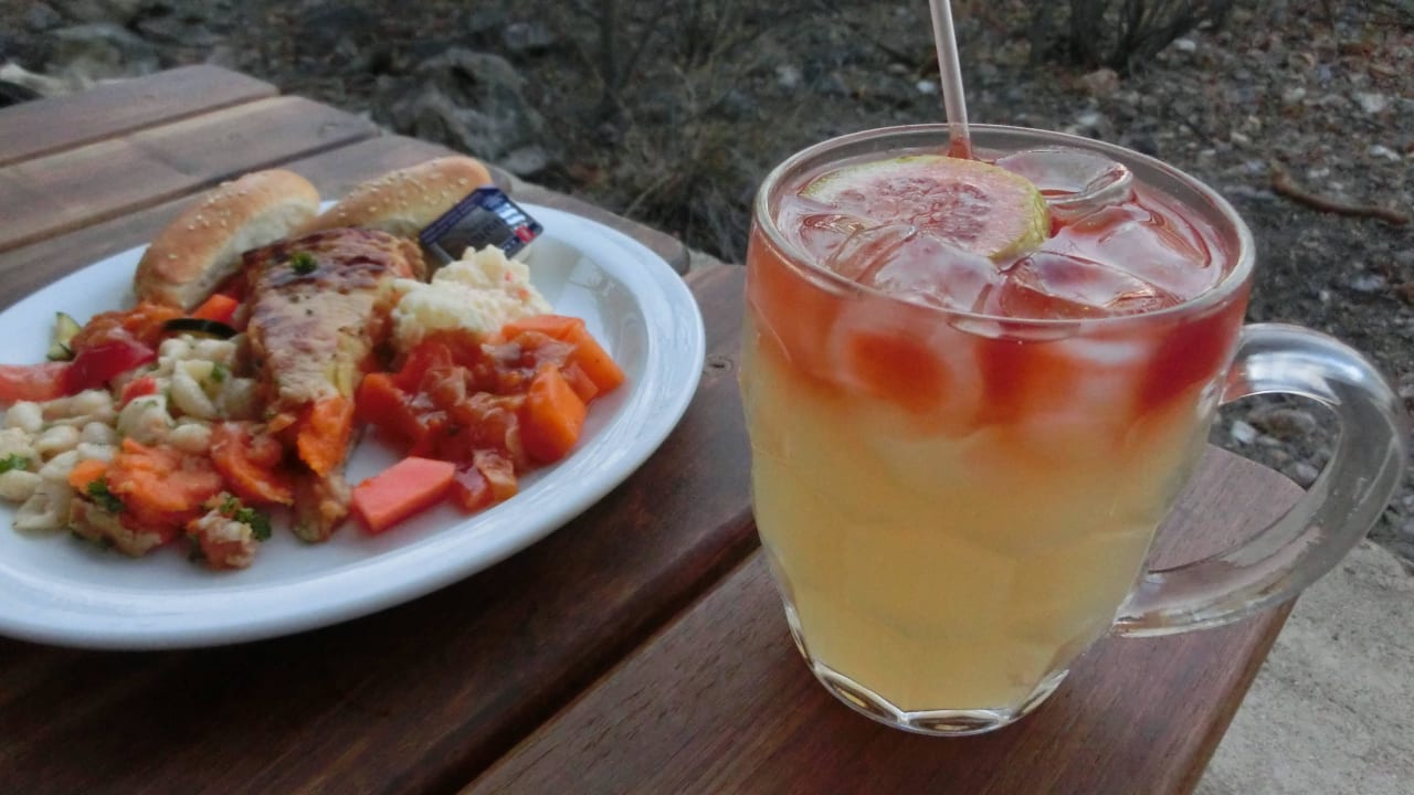 Teil des Diner Etosha Village