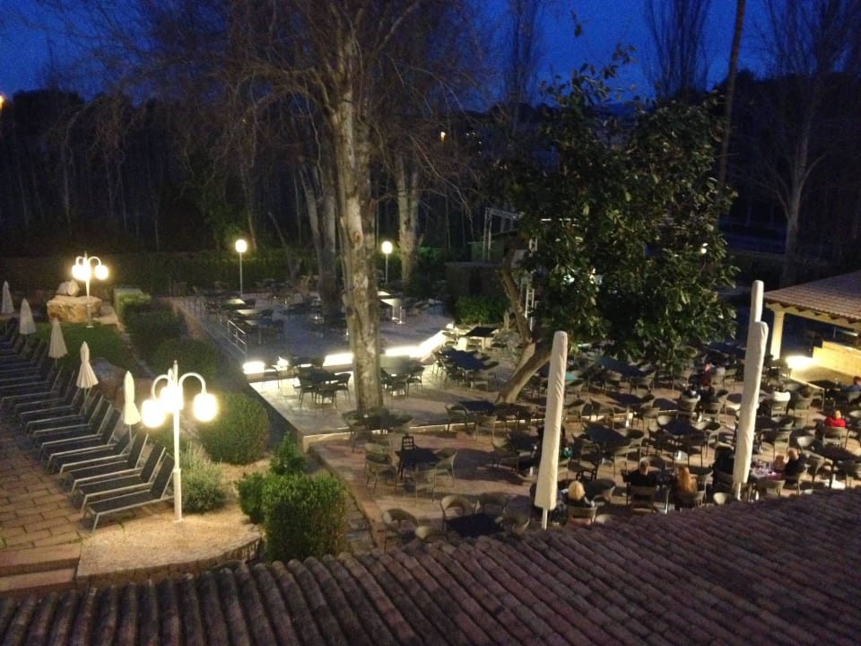 Terrasse abends R2 Lago Playa Park