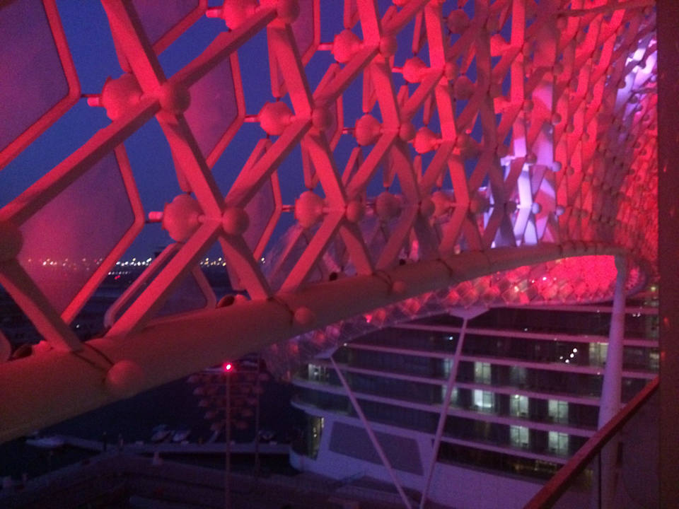 The Viceroy Shell view from inside W Abu Dhabi - Yas Island