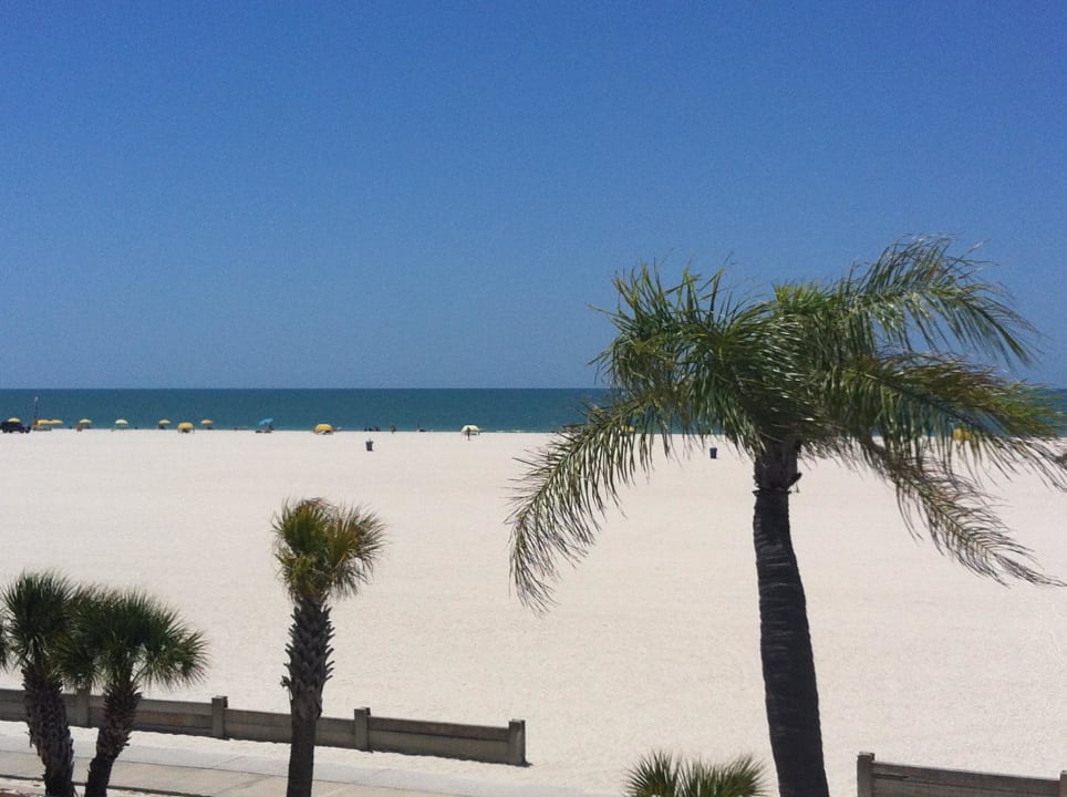 Ausblick von der oberen Etage Hotel Sea Castle Suites